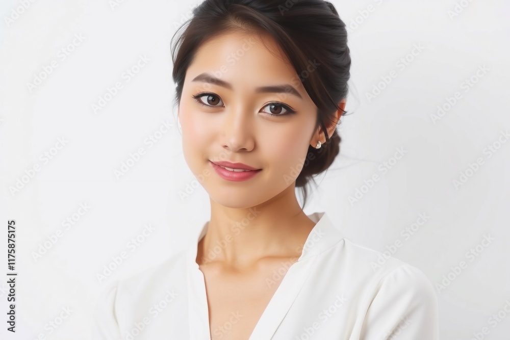 Portrait of an Asian woman (skin care, body care, beauty salon) Portrait of an Asian woman (skin care, body care, beauty salon)