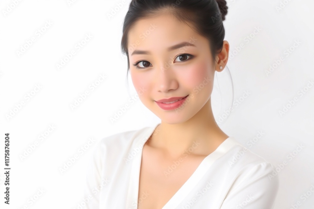 Portrait of an Asian woman (skin care, body care, beauty salon) Portrait of an Asian woman (skin care, body care, beauty salon)