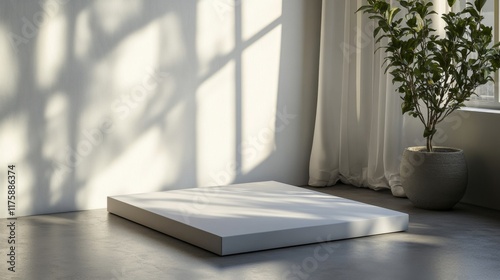 Minimalist Interior with Shadows