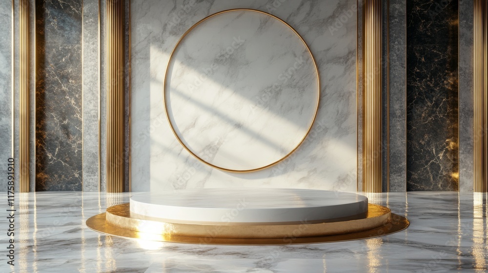 Luxurious Marble Podium Display Luxurious Marble Podium Display