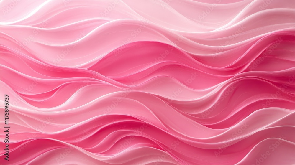 Obraz premium Abstract Pink Waves Background
