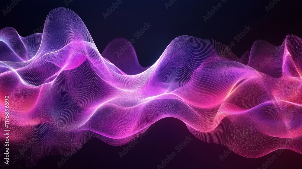 Obraz premium Abstract Colorful Wave Background