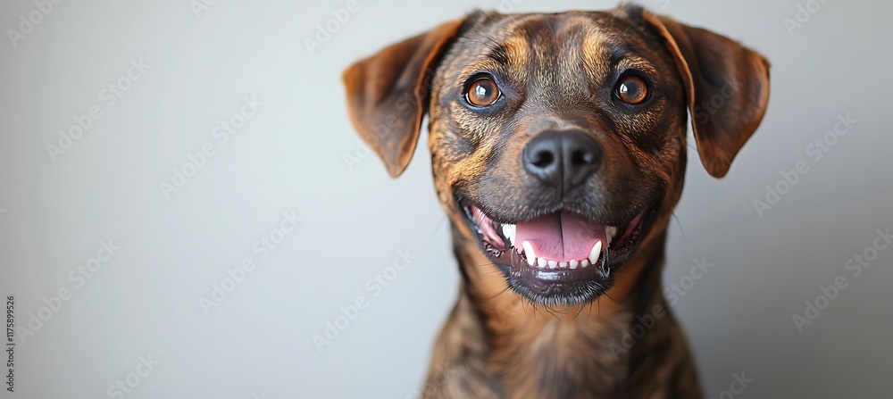 A Dog with Its Mouth Open, Full of Joy
A Dog with Its Mouth Open, Full of Joy