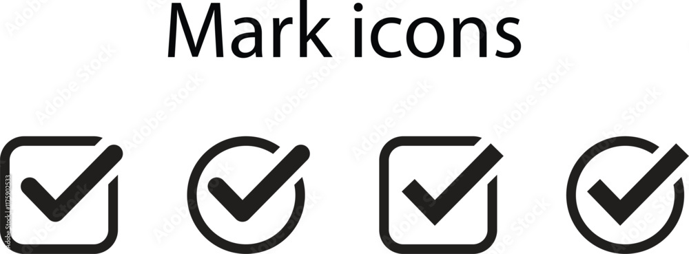 right check mark, Tick mark icon set, Check Mark Vector Set right check mark, Tick mark icon set, Check Mark Vector Set