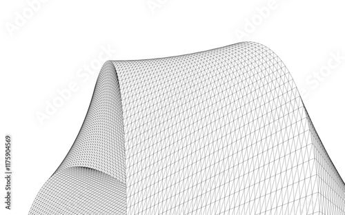 Abstract wave vector background 