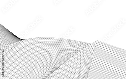 Abstract wave vector background 
