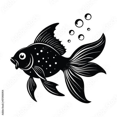 fish on a white background