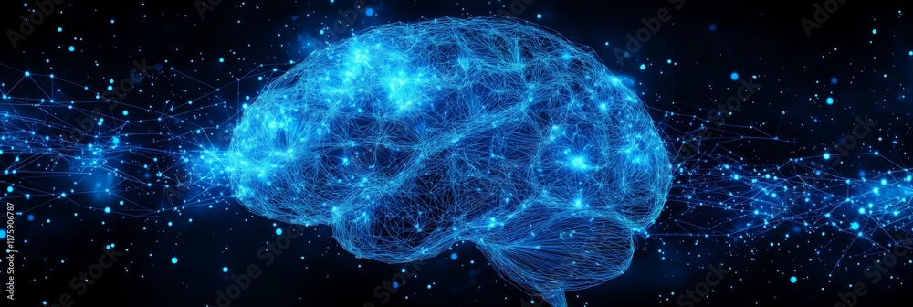 Artificial intelligence processing data creating digital brain receiving information from network Artificial intelligence processing data creating digital brain receiving information from network