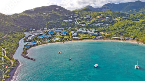 Aerial Images of Saint Martin Sint Maartin Anse Marcel Anguilla