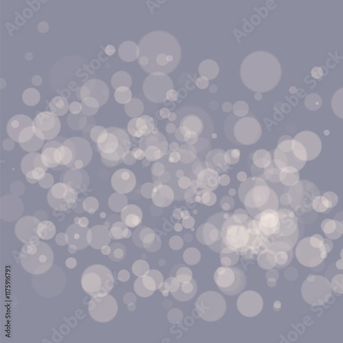 Bokeh lights. Blurred circle shapes. Abstract light effect. 