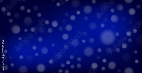Bokeh lights. Blurred circle shapes. Abstract light effect. 