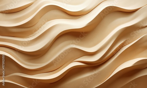 Abstract Sand Patterns with Soft Waves