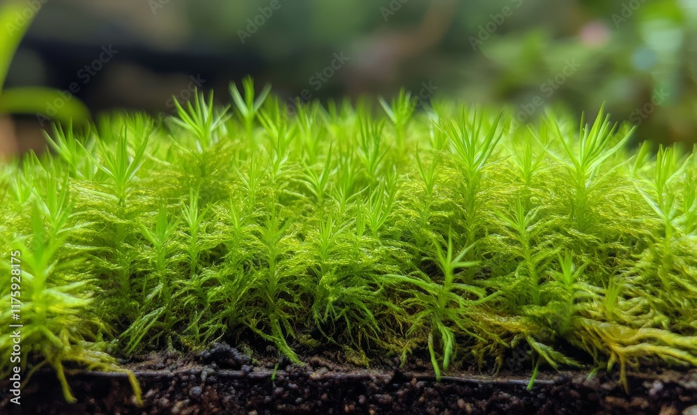 Background of green moss texture. Natural, bright, beautiful, preserved Reindeer moss. Background of green moss texture. Natural, bright, beautiful, preserved Reindeer moss.