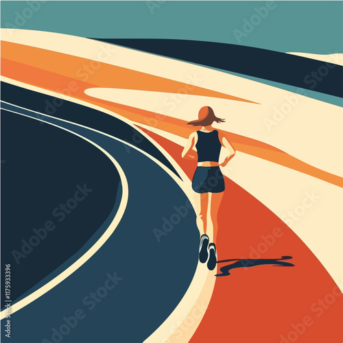 Vektorgrafik aus dem Package:  flat, retro, vintage, modern, art, zeitgeist, film, 
