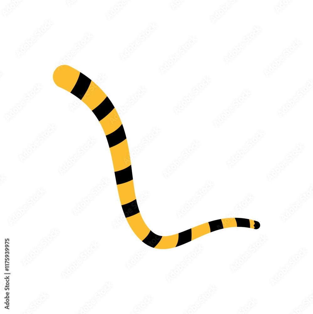 Fototapeta premium Tiger tail icon vector. Vector illustration