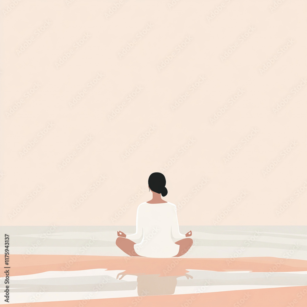 Fototapeta premium Woman Meditating Serenity
