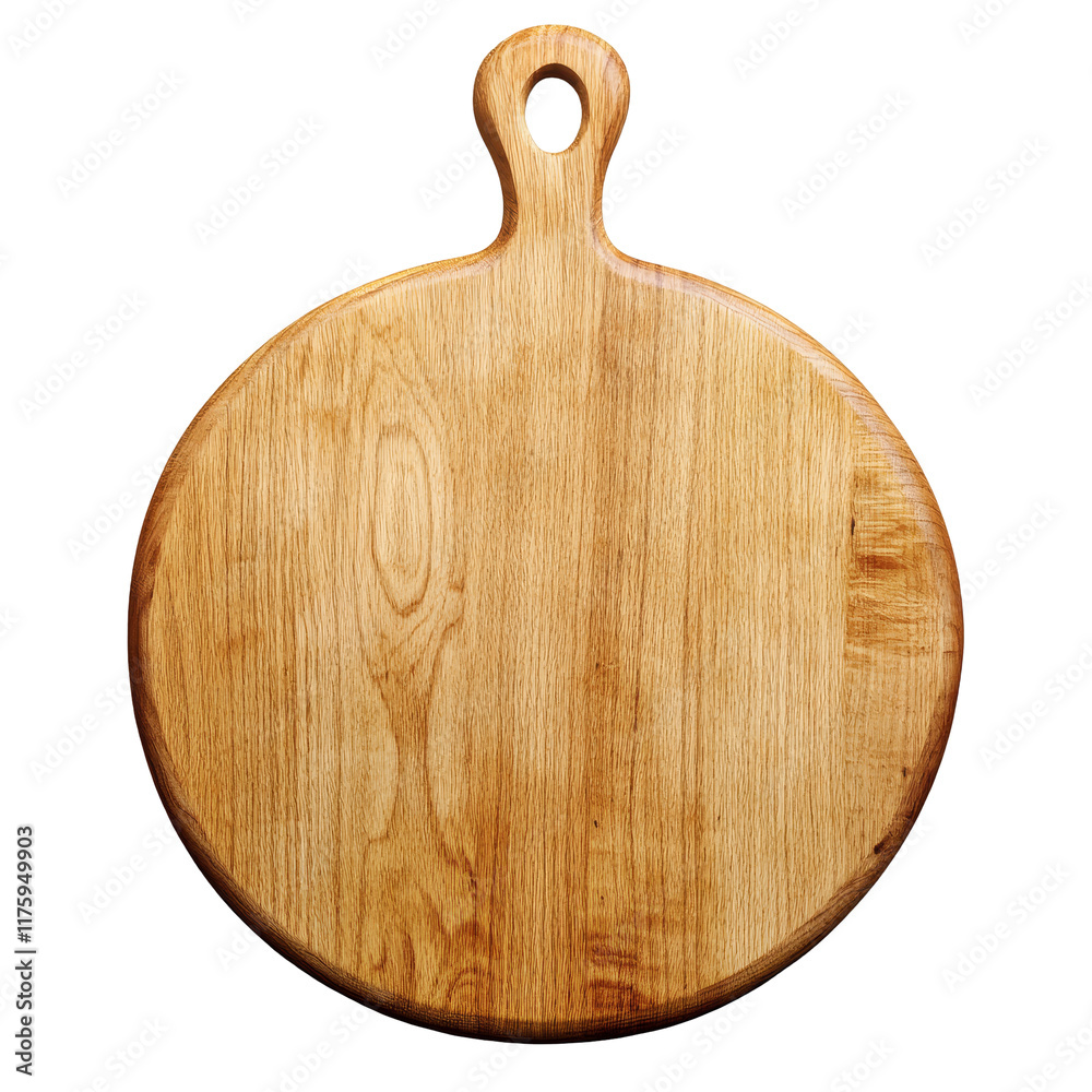 Round wooden kitchen board isolated on a transparent background for culinary and presentation uses, Round kitchen board isolated on transparent backgroundfile Round wooden kitchen board isolated on a transparent background for culinary and presentation uses, Round kitchen board isolated on transparent backgroundfile