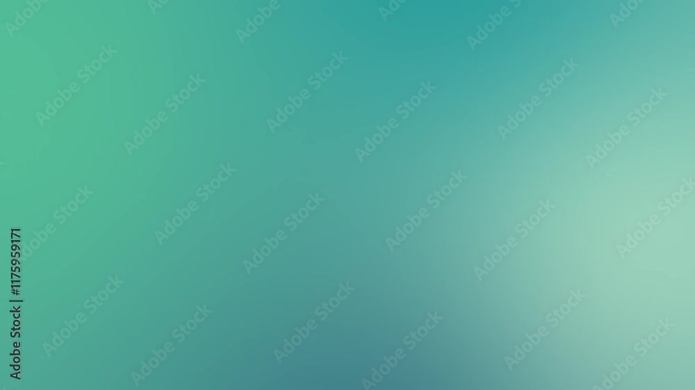 Bright blue and teal-green soft animated gradient background 