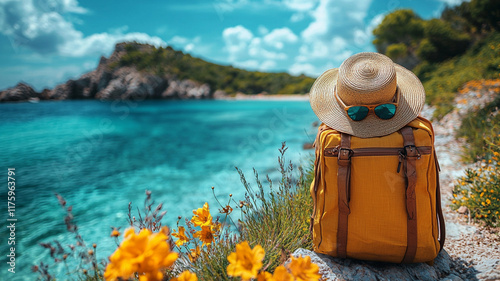 Lebensfrohe Urlaubsmomente im Frühling photo