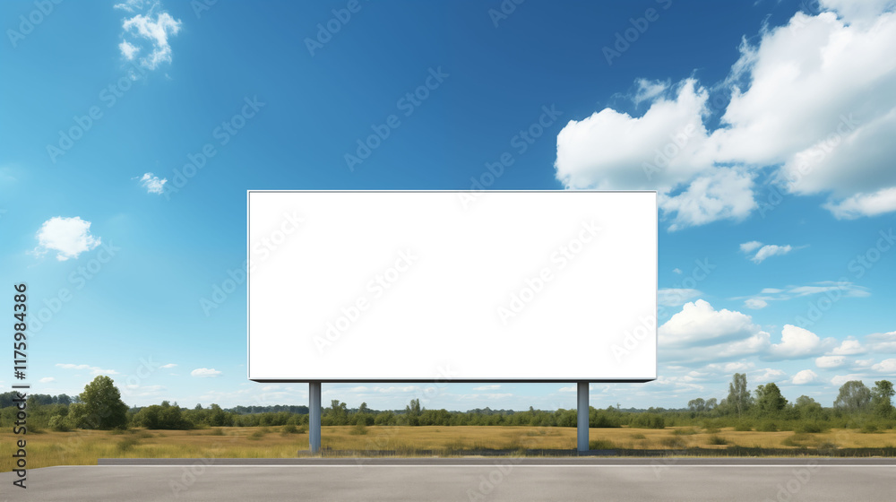 Obraz premium advertisement Billboard Mockup