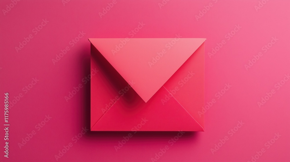 Pink Envelope created with Generative AI Technology, ai, generative Pink Envelope created with Generative AI Technology, ai, generative