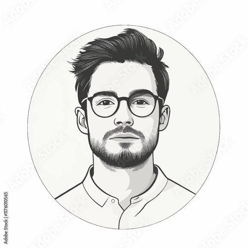 vektor Illustration aus dem Package Gesellschaft, Weihnachten und Sticker