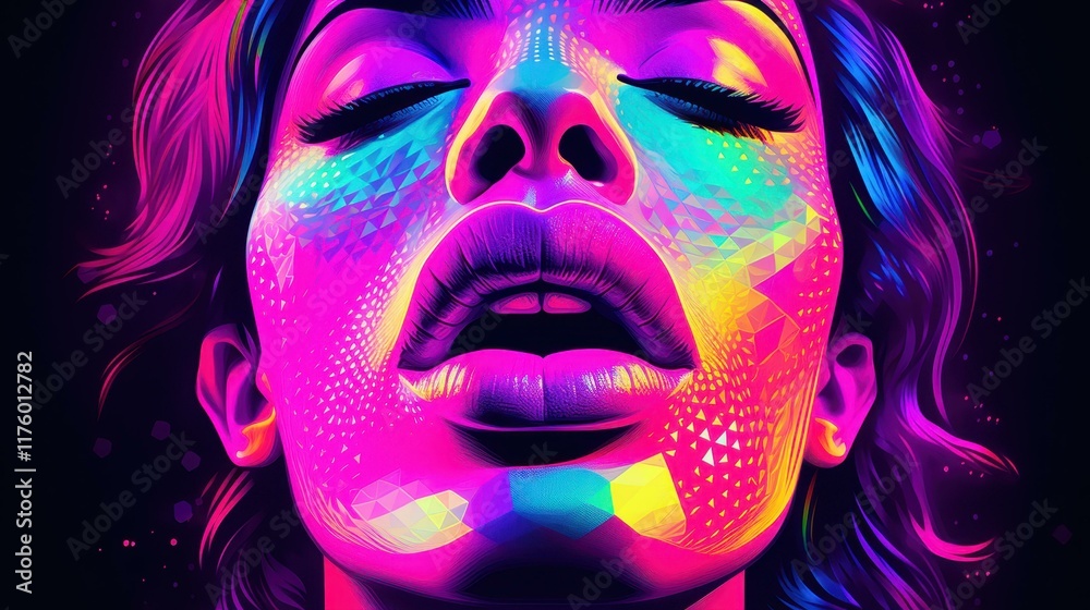 Explore the beauty of retro design with this vibrant abstract vector of female lips, crafted in a halftone style. Explore the beauty of retro design with this vibrant abstract vector of female lips, crafted in a halftone style.