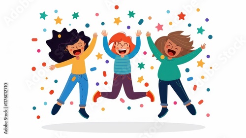 A diverse group celebrates their success in a hybrid workplace, highlighting the importance of inclusion and wellbeing.