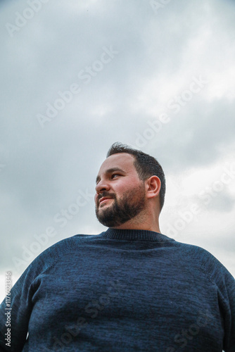 Smile And Joy Of A Man In His Little Town 