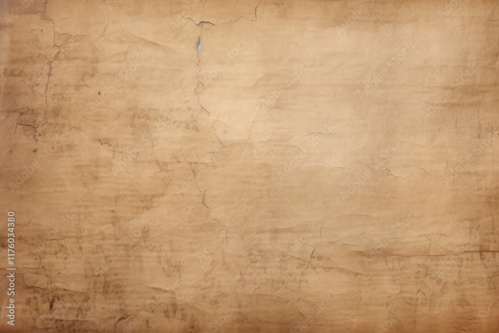 Processed collage of ancient scroll sheet of brown aged paper texture. Background for banner Processed collage of ancient scroll sheet of brown aged paper texture. Background for banner