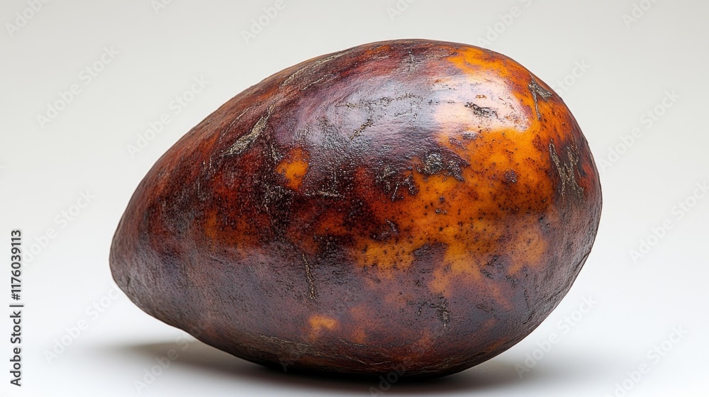Fototapeta premium Sweet Potato Isolated on a White Background. Generative AI