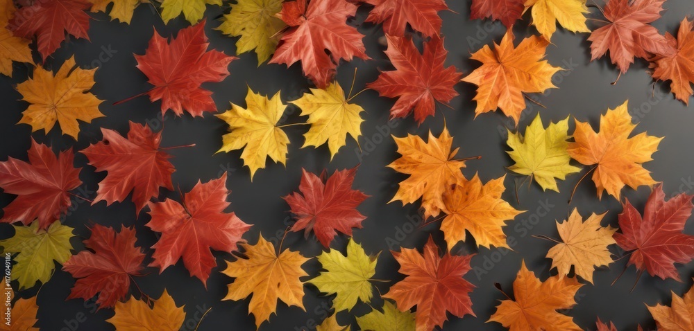 Vibrant autumn leaf design featuring changing maple leaves colors, maple leaves, seasonal Vibrant autumn leaf design featuring changing maple leaves colors, maple leaves, seasonal