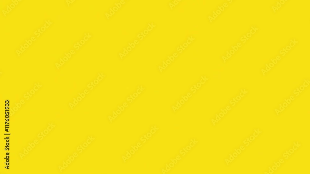 Animation of yellow splashes (kalyaki malyaki) on green screen background. Smooth transitions shift between scenes with playful motion. Explosion effects stylize bursts, adding dynamic energy.  