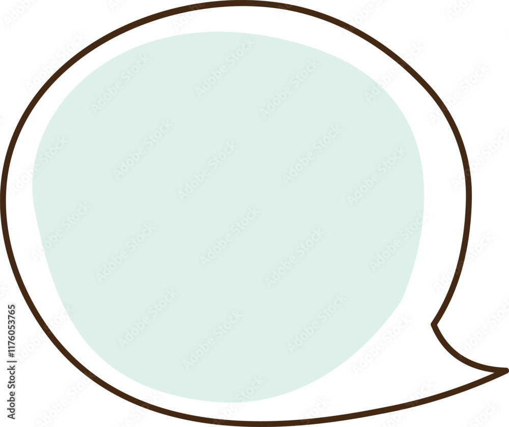 Hand Drawn Speech Bubble Icon Hand Drawn Speech Bubble Icon