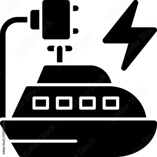 Electric Ferry Icon