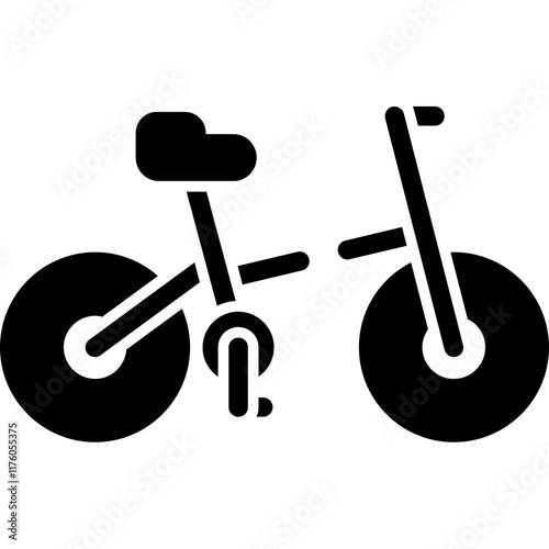 Folding Bicycle Icon
