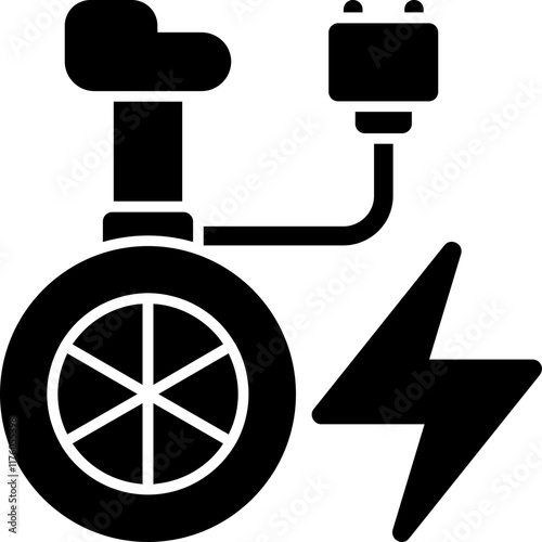 Electric Unicycle Icon