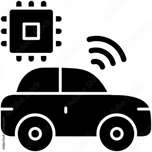 Autonomous Car Icon