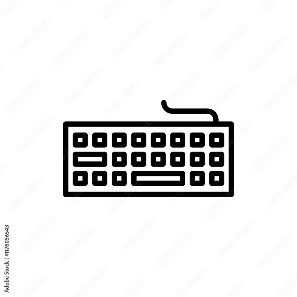 Keyboard icon vector. keyboard sign and symbol Keyboard icon vector. keyboard sign and symbol