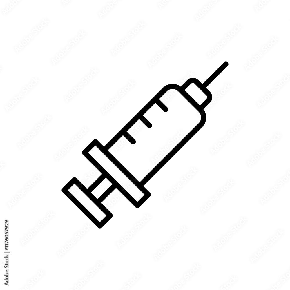 Syringe icon vector. injection sign and symbol.vaccine icon Syringe icon vector. injection sign and symbol.vaccine icon