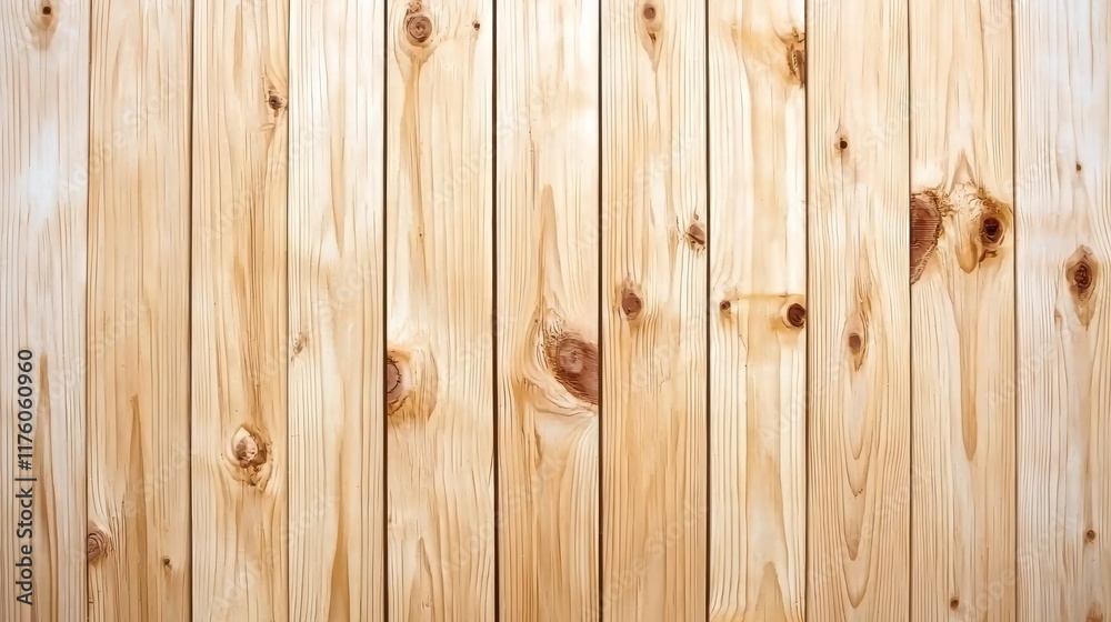 A close-up view of light-colored wooden planks with natural grain. A close-up view of light-colored wooden planks with natural grain.