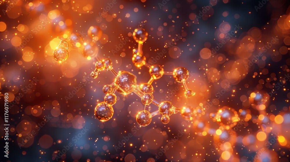 A visually captivating depiction of a molecular structure with vivid lighting effects showcasing the complexity and beauty of molecular science in a mesmerizing abstract form A visually captivating depiction of a molecular structure with vivid lighting effects showcasing the complexity and beauty of molecular science in a mesmerizing abstract form