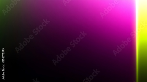 Abstract Gradient Background With Neon Light Streaks