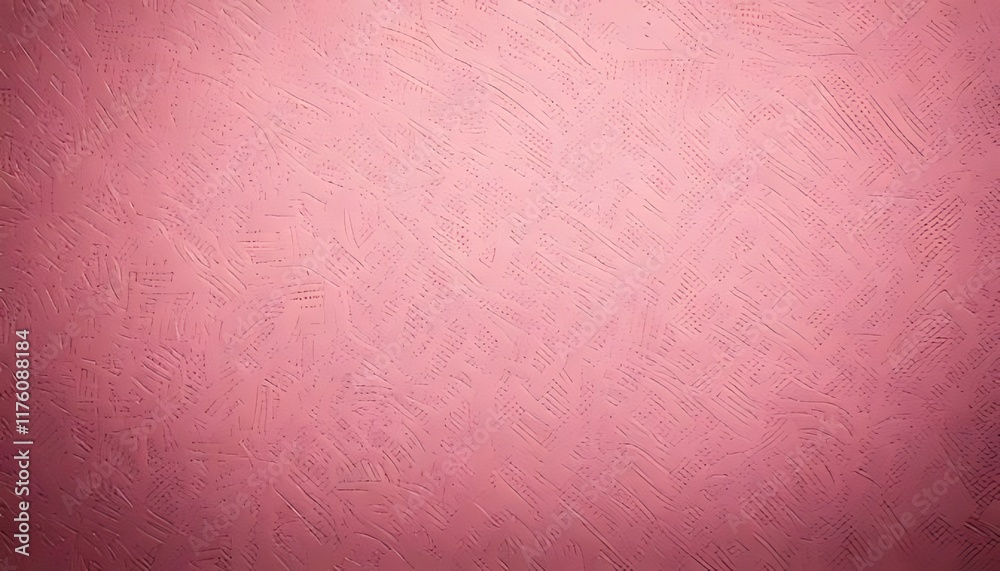 Fototapeta premium pink surface with a textured, swirling pattern fills the frame in this abstract image.