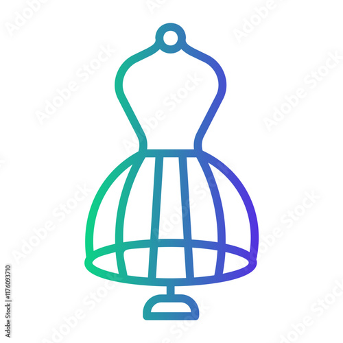 dressmaker Line Gradient Icon