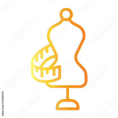 dressmaker Line Gradient Icon