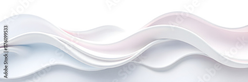 Abstract waves with matte textures creating an elegant product-friendly design