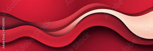 Abstract waves with matte textures creating an elegant product-friendly design