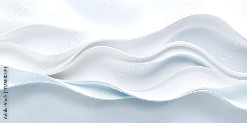 Abstract waves with matte textures creating an elegant product-friendly design