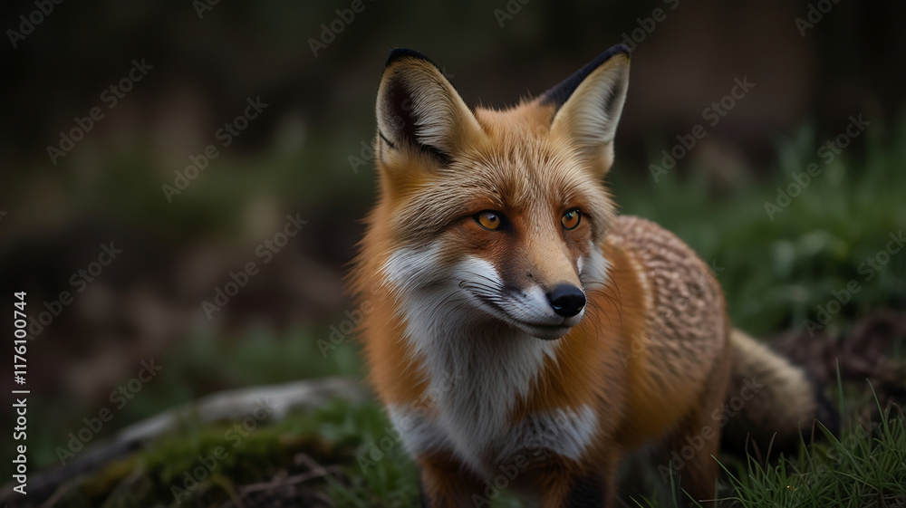 Curious fox portrait Curious fox portrait